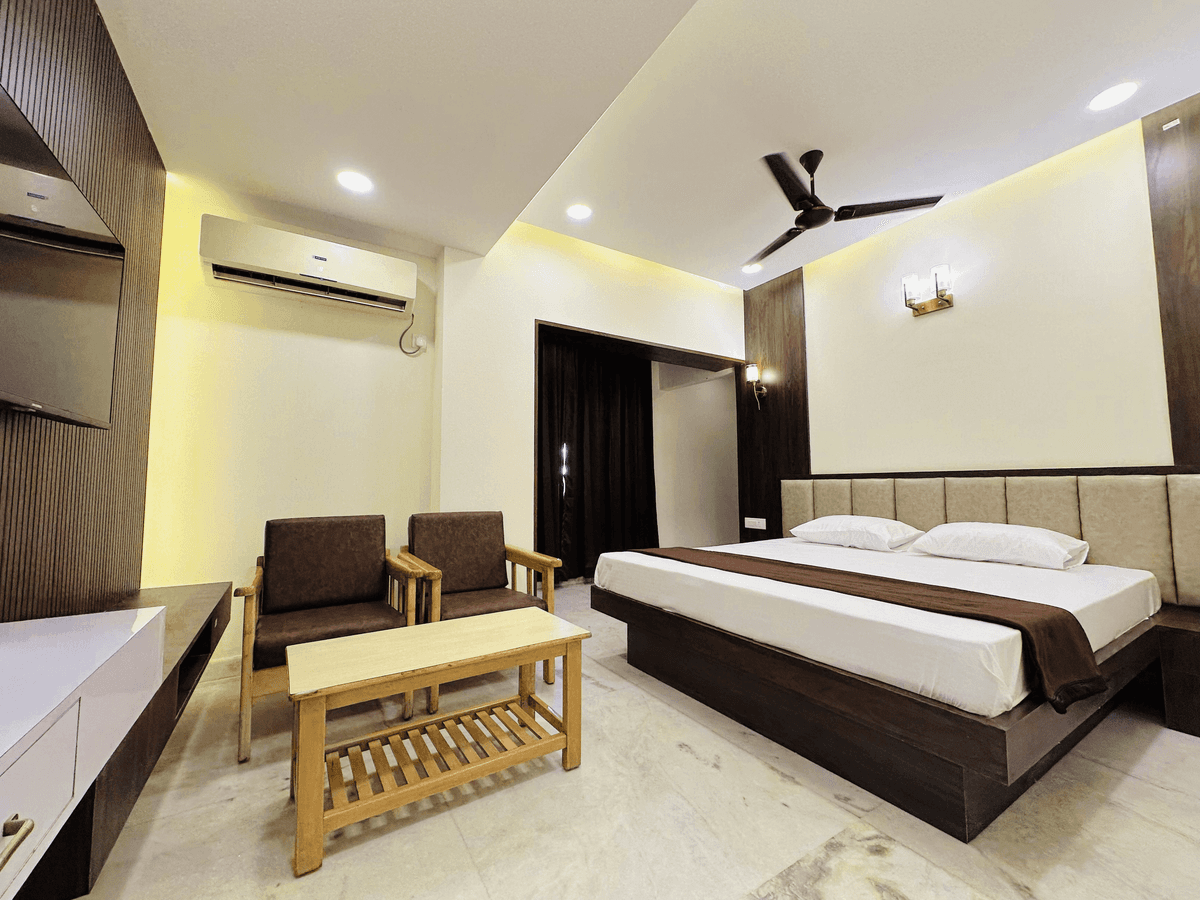 Comfortable AC Room for temple visit stay