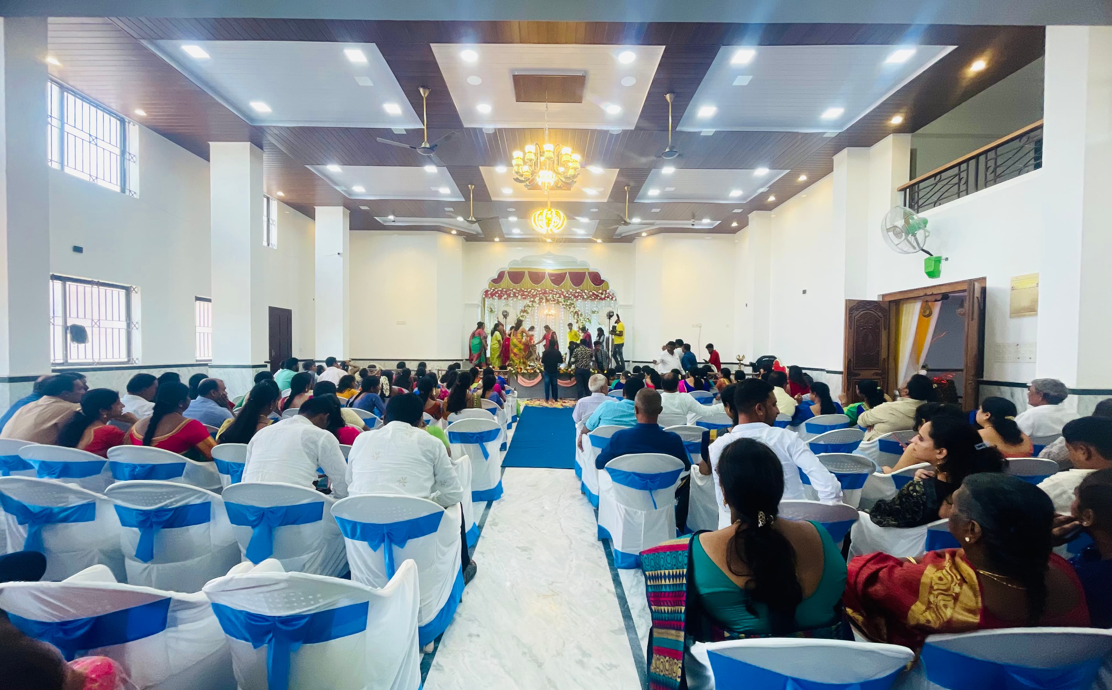 Spacious convention hall for wedding in Belur