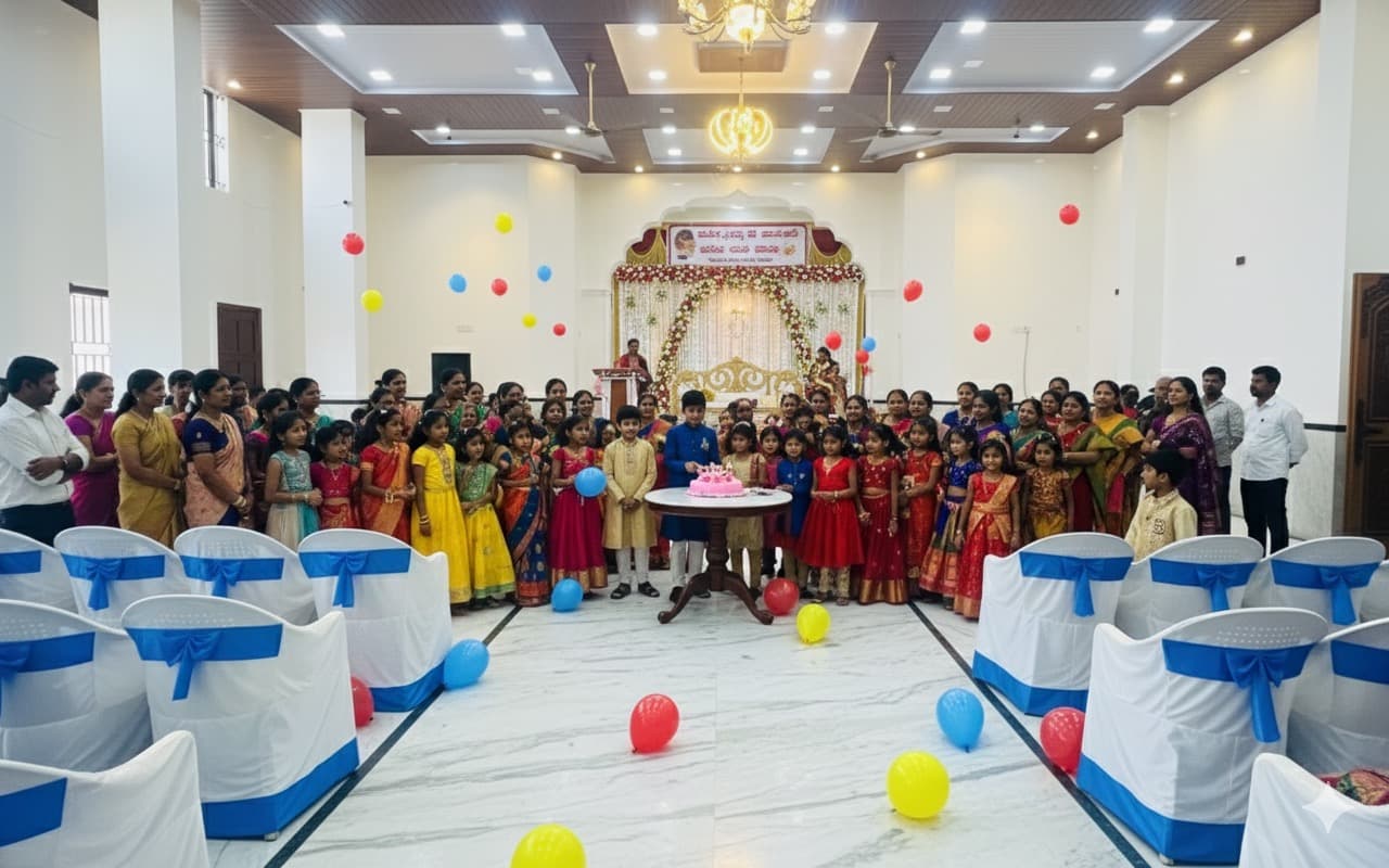 Event hall for birthday party in Belur