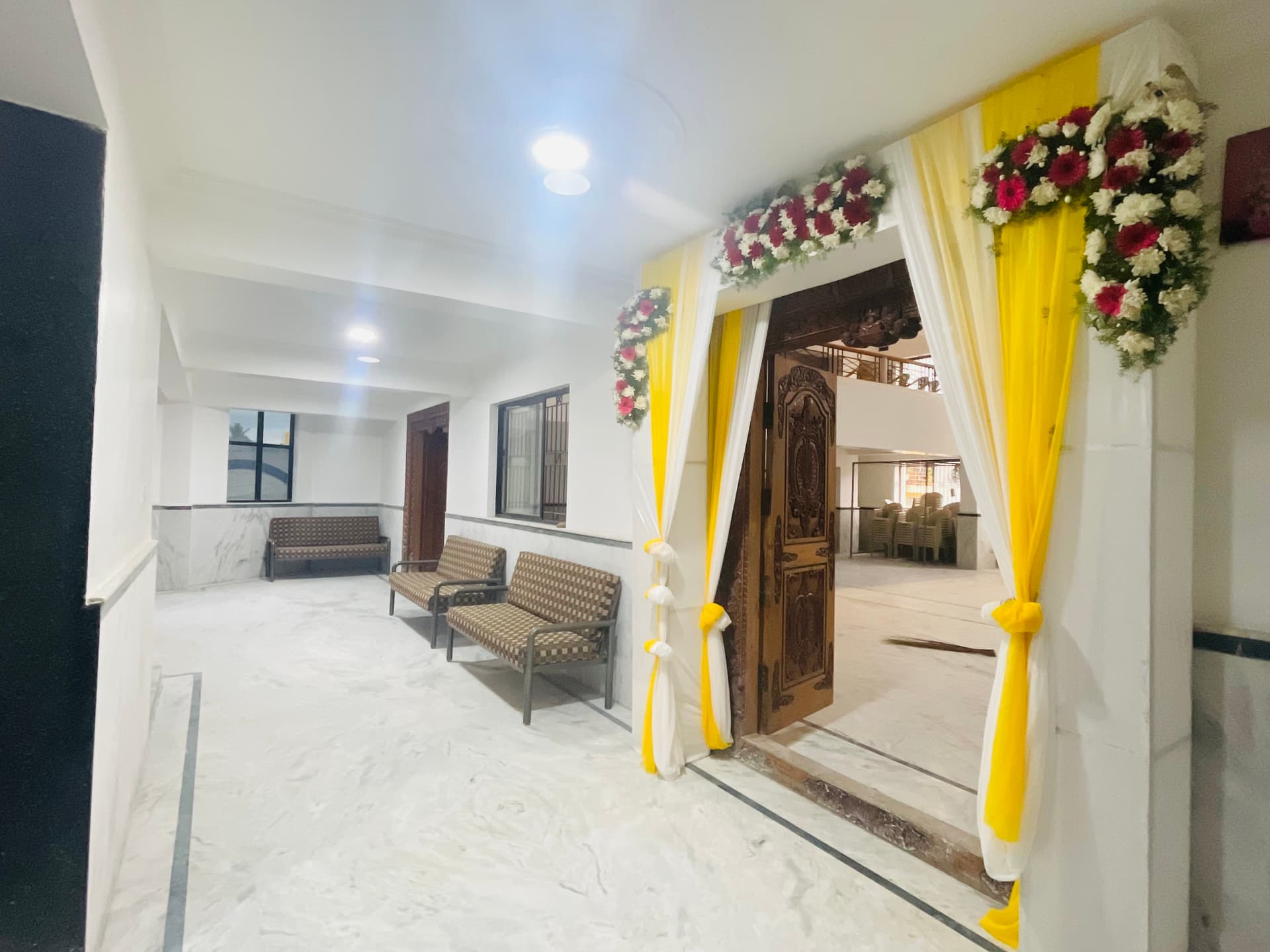 Main event hall at Sumukha Residency